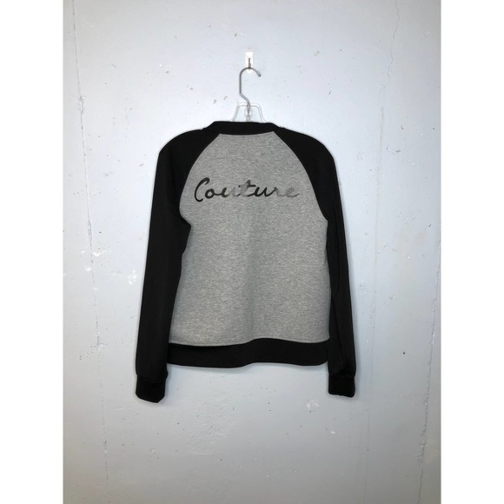Juicy Couture Women’s Black Grey Scuba Jacket Size Large - Picture 5 of 6